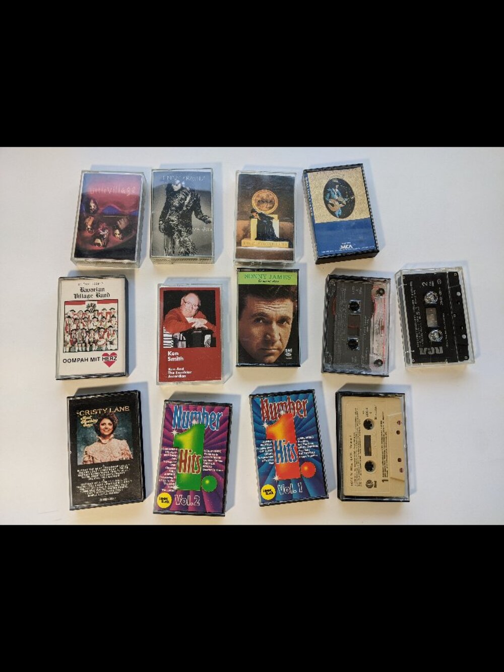 Lot of 13 Audio Cassettes / Tapes /  Country, 50's 60's 90's Pop & More -Various